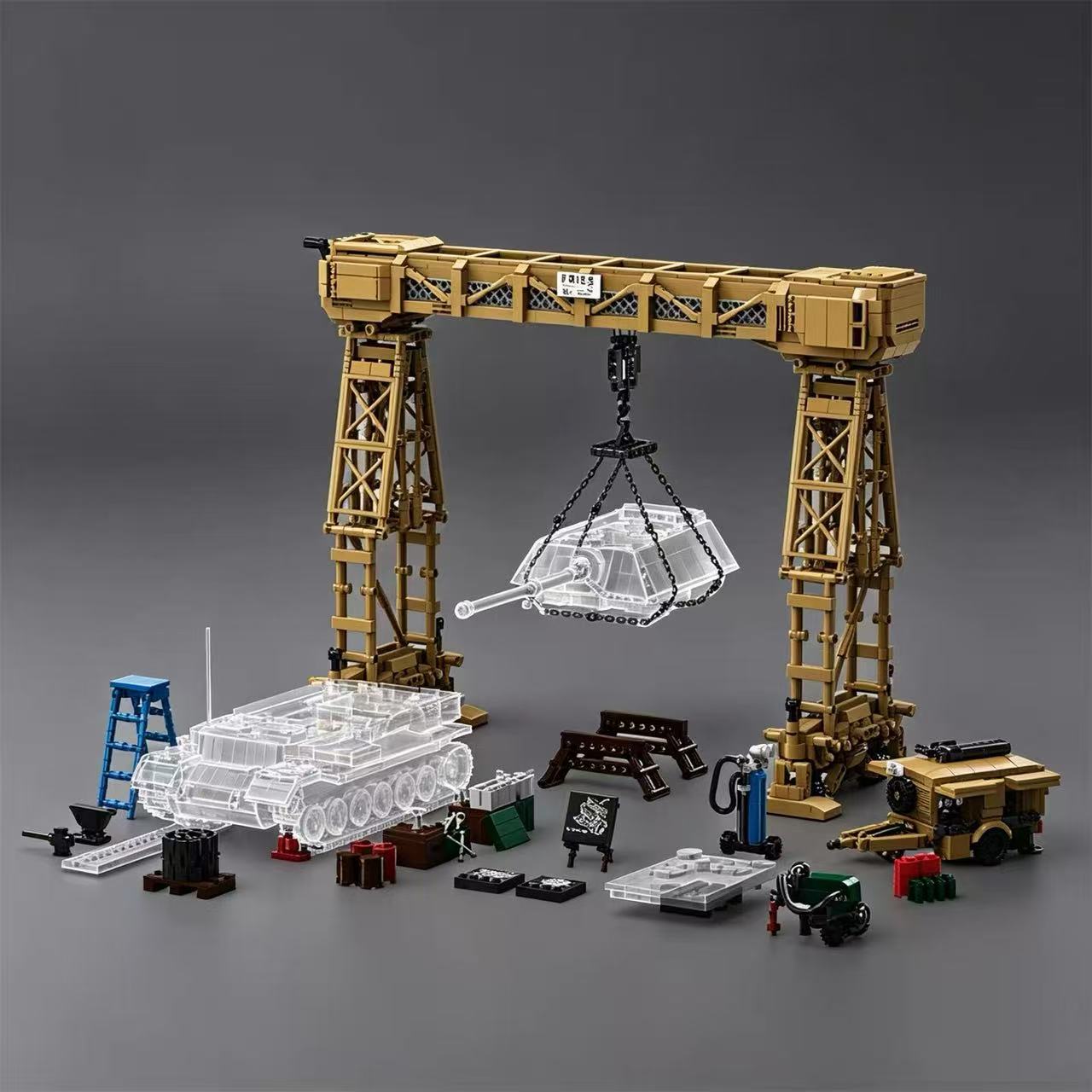 12GO 97037 World War II German RIVERS GANTRY CRANE - YWOBB
