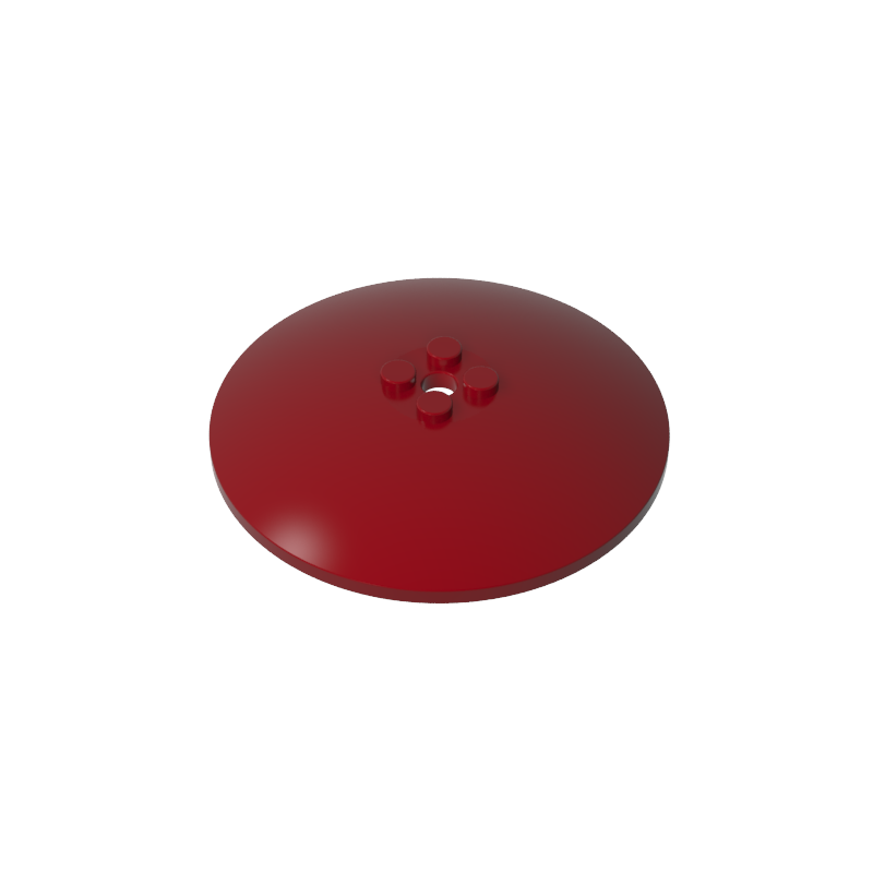 GOBRICKS GDS-1189 Dish 8 x 8 Inverted - Solid Studs - YWOBB