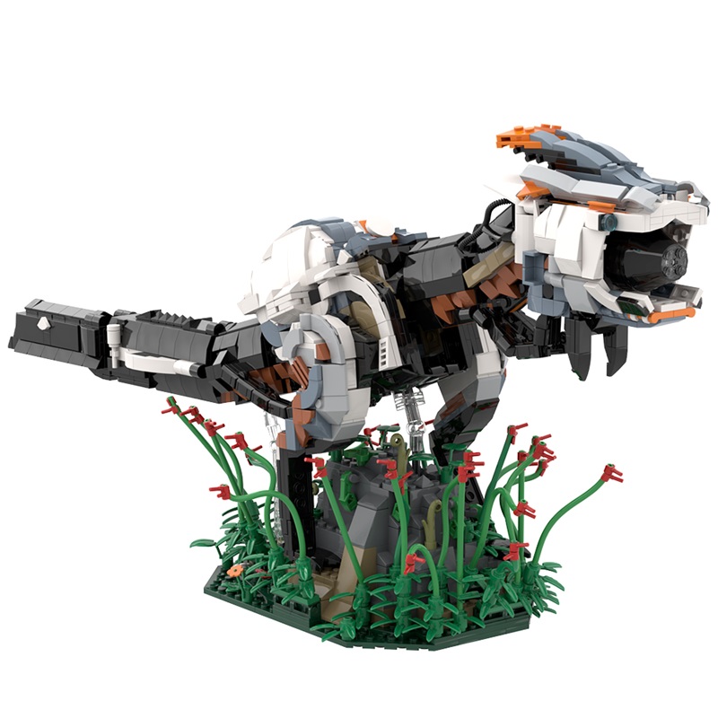 GOBRICKS MOC A1300Y01 Horizon Zero Dawn - Red Eyed Observer - YWOBB
