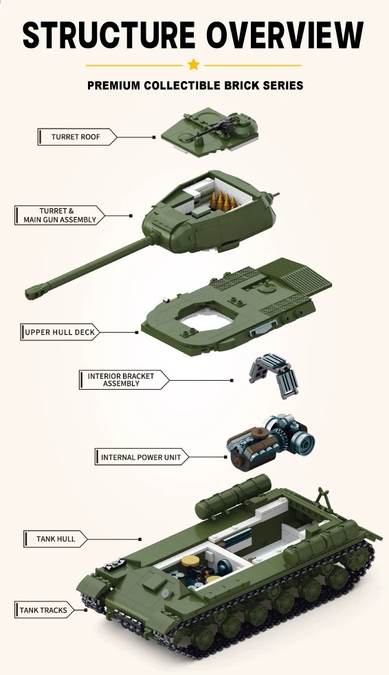 TK2 8007 IS-2 HEAVY TANK - YWOBB