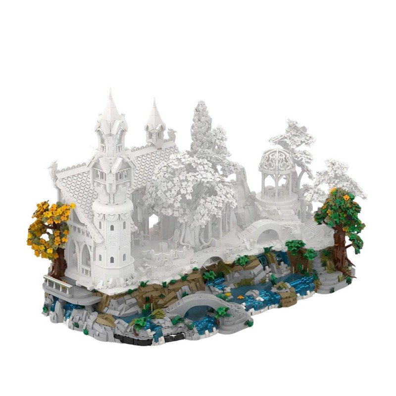 GOBRICKS MOC 243472 Rivendell Display Base - YWOBB