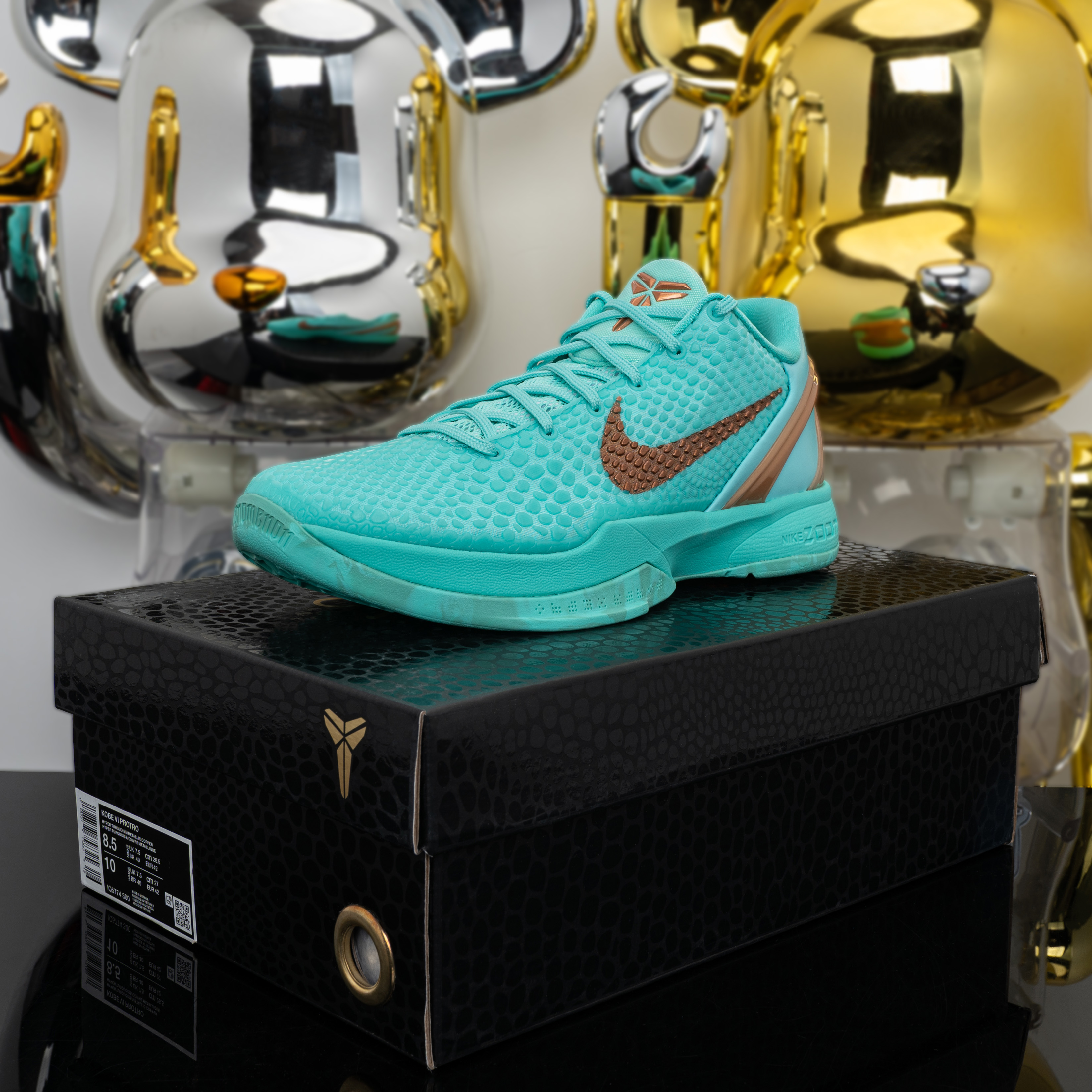 Jalen Brunson x Nike Zoom Kobe 6 Protro Statue of Liberty PE  IQ5774-300
