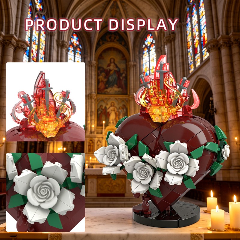 GOBRICKS MOC S1057 Immaculate Heart of Mary - YWOBB
