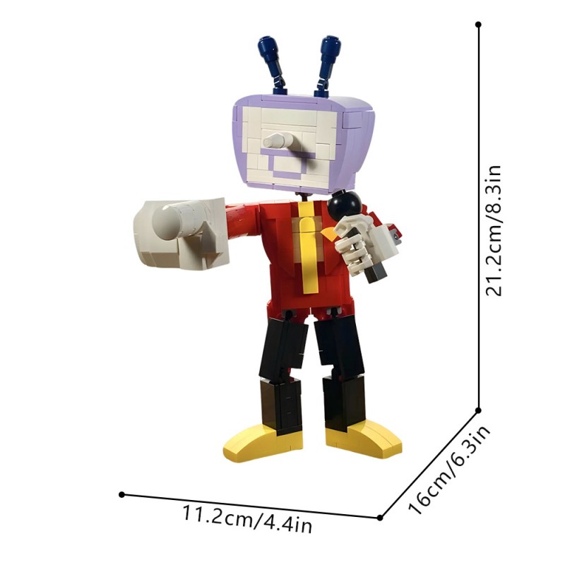 GOBRICKS MOC 240576 Deltarune Tenna - YWOBB