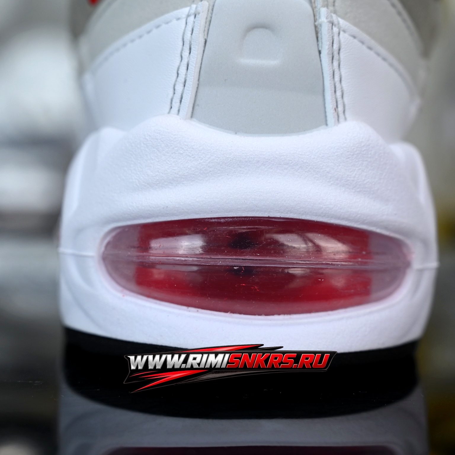 Nike Air Max 95 Big Bubble Premium White University Red IB7862-100