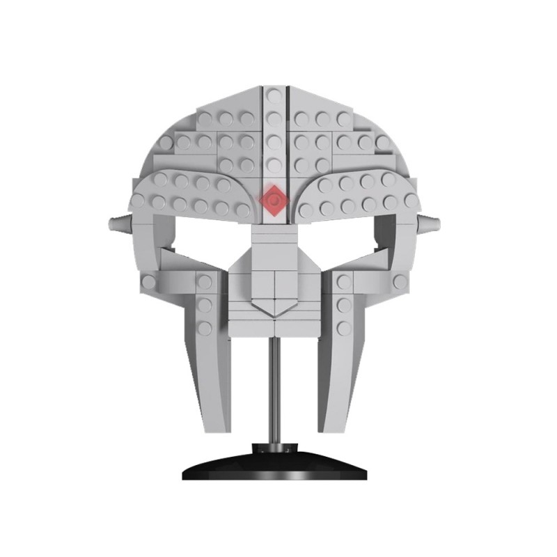 GOBRICKS MOC 255404 MF DOOM MASK - YWOBB