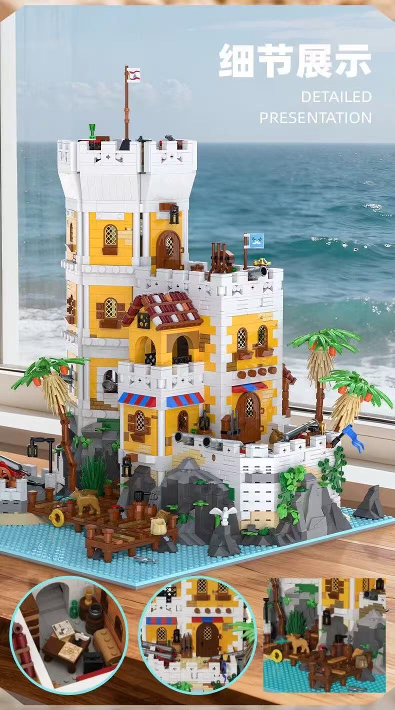 Xbert 66095 Sea Fortress with Lights - YWOBB