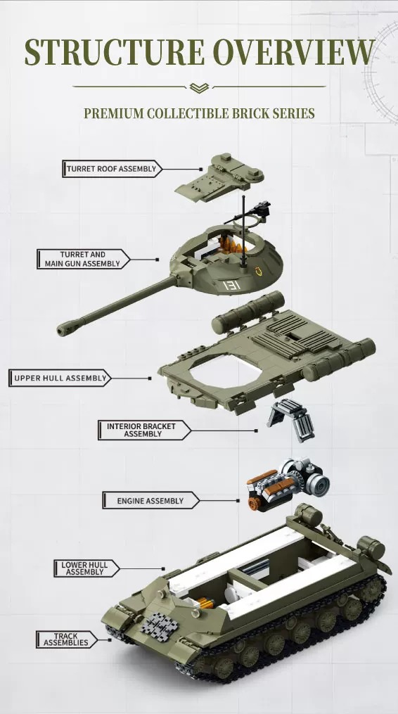 TK2 8008 IS-3 HEAVY TANK - YWOBB