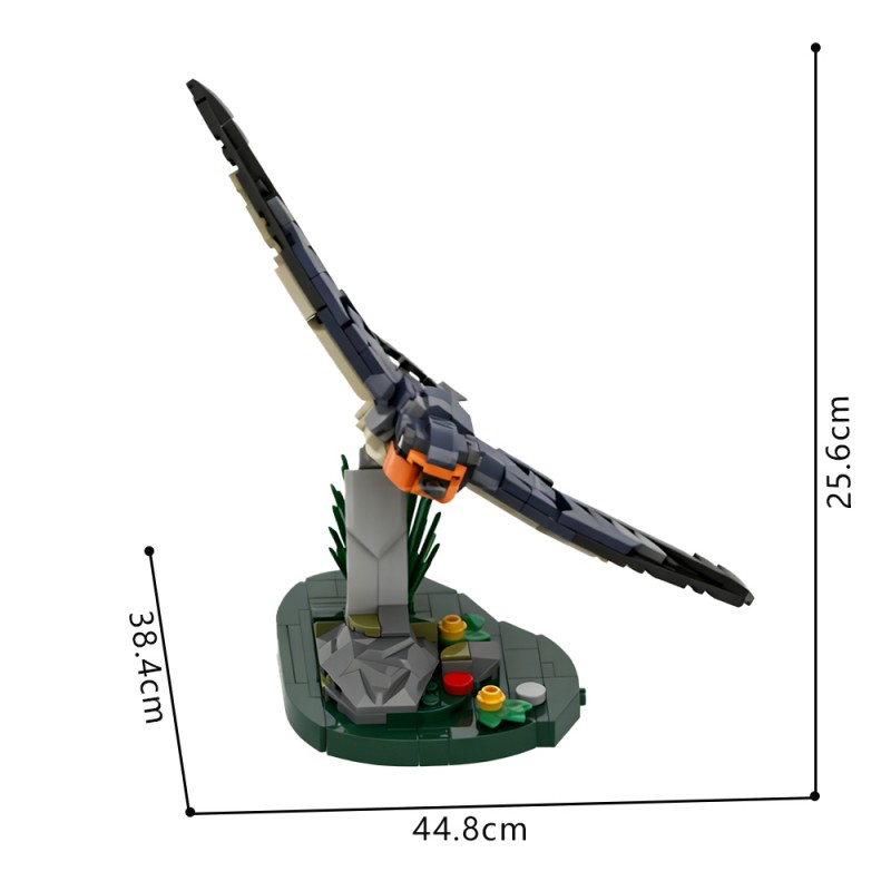 GOBRICKS MOC 256899 Barn Swallow - YWOBB