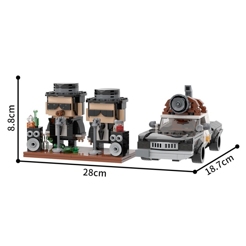 GOBRICKS MOC S1102 The Blues Brothers - YWOBB
