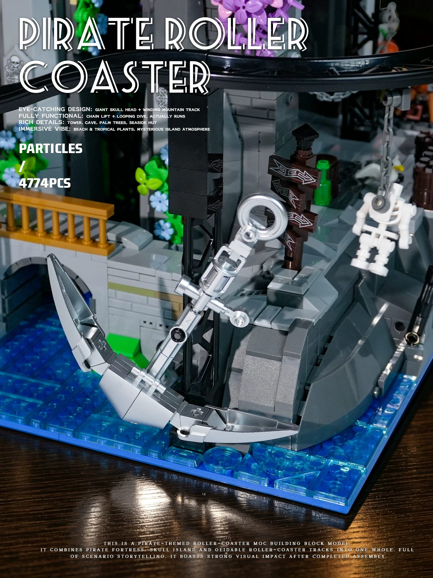 Small Angle JD155 PIRATE ROLLER COASTER - YWOBB