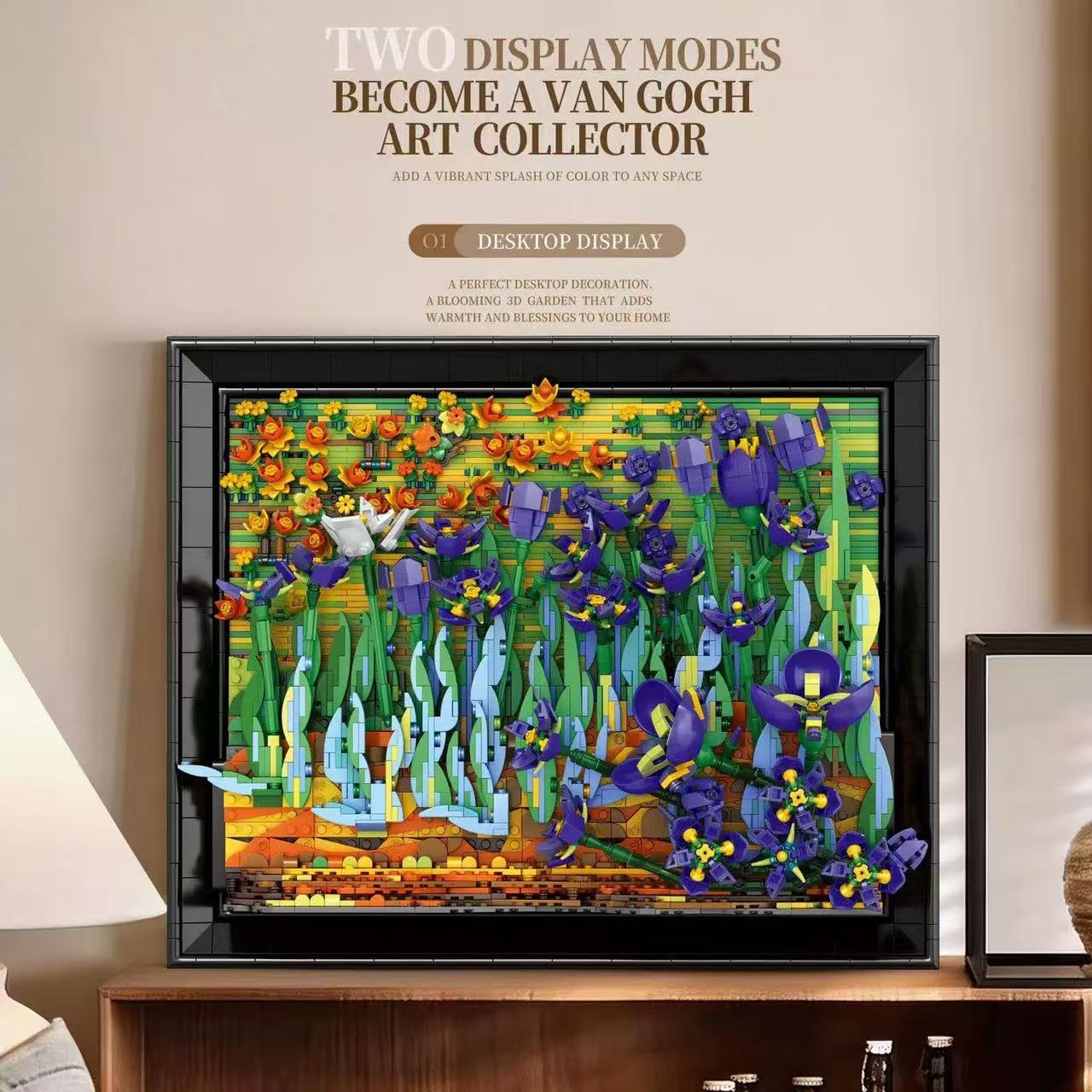 Reobrix 66701 Van Gogh Irises Flower - YWOBB