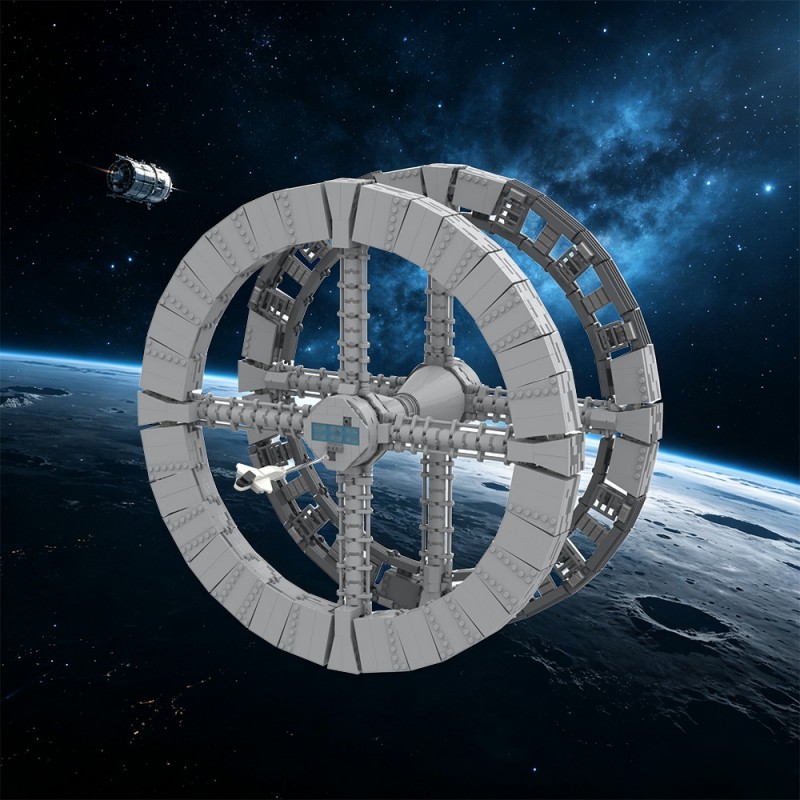 GOBRICKS MOC 260505 Space Station 5 from 2001: a space odyssey - YWOBB