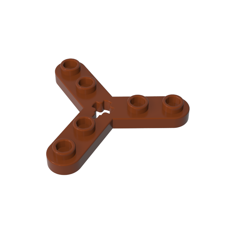 GOBRICKS GDS-983 Plate Rotor 3 Blade with Smooth Ends and 6 Studs - YWOBB