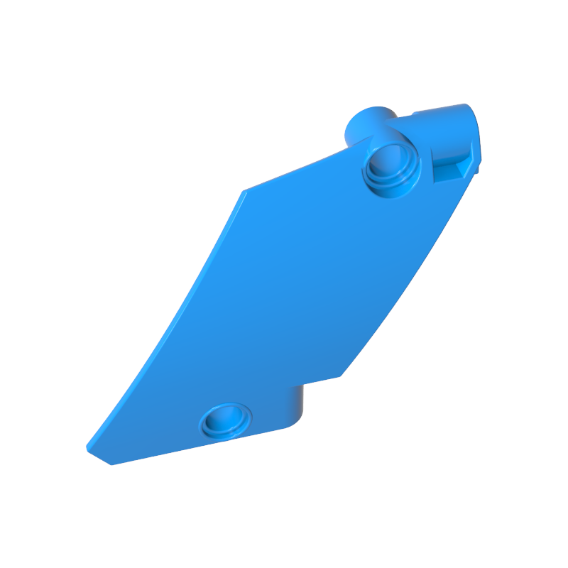 GOBRICKS GDS-2193 Technic Panel Curved #60 5 x 7 Tapered Right - YWOBB