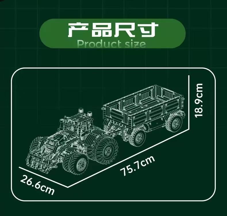 Mould King 17095 Multi-purpose tractor - YWOBB