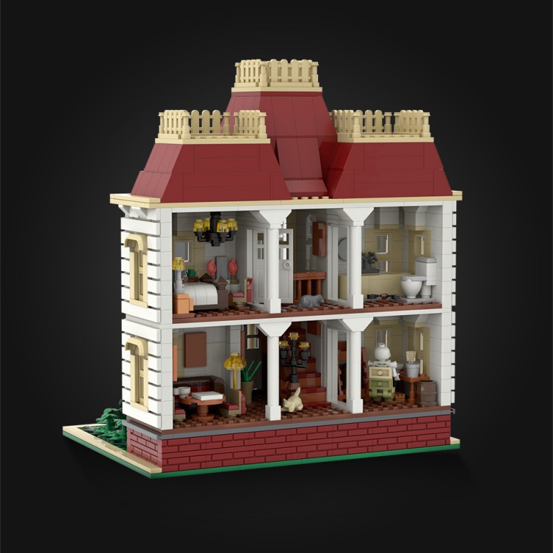 GOBRICKS MOC S1115 Psycho House - YWOBB