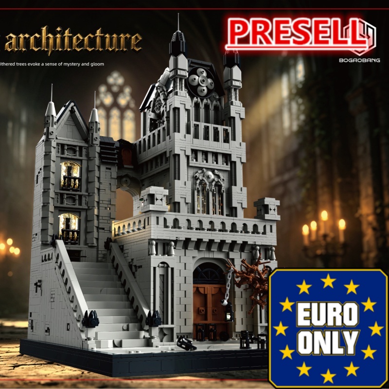 BOGAOBANG B6400 Gothic Architecture with lights OVP EU Warehouse Version - YWOBB