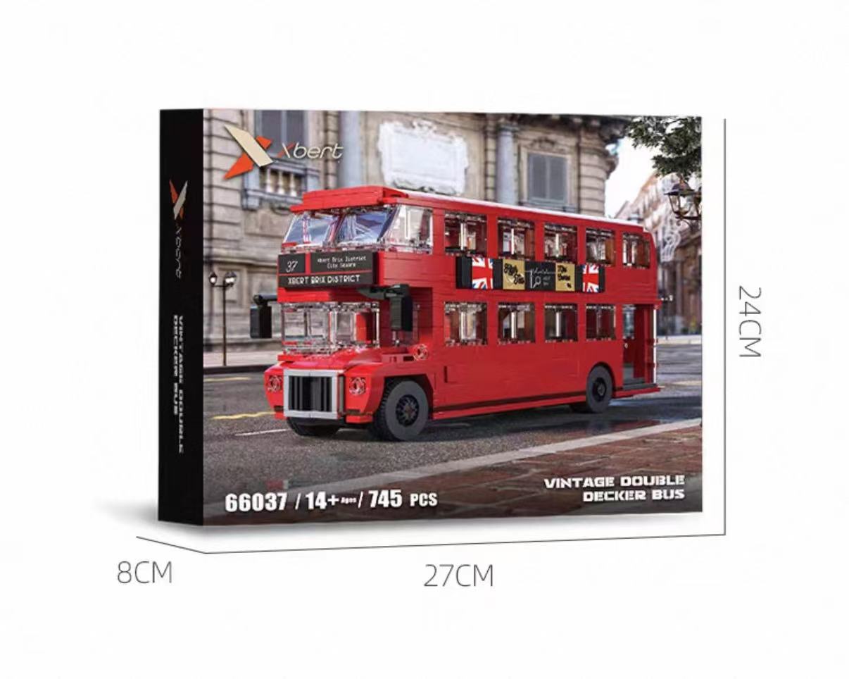 Xbert 66037 VINTAGE DOUBLE DECKER BUS - YWOBB