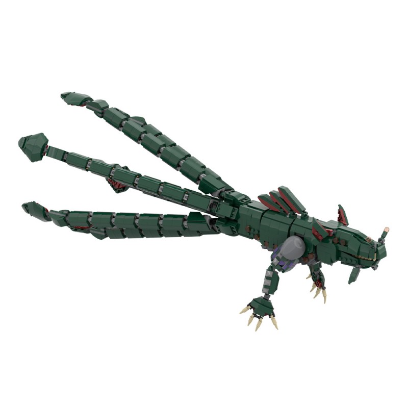 GOBRICKS MOC 232734 Sea Dragon Leviathan (Subnautica) - YWOBB