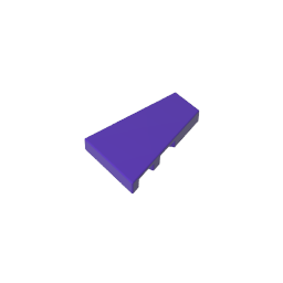 GOBRICKS GDS-M540 Wedge Plate 3 x 2 Right - YWOBB