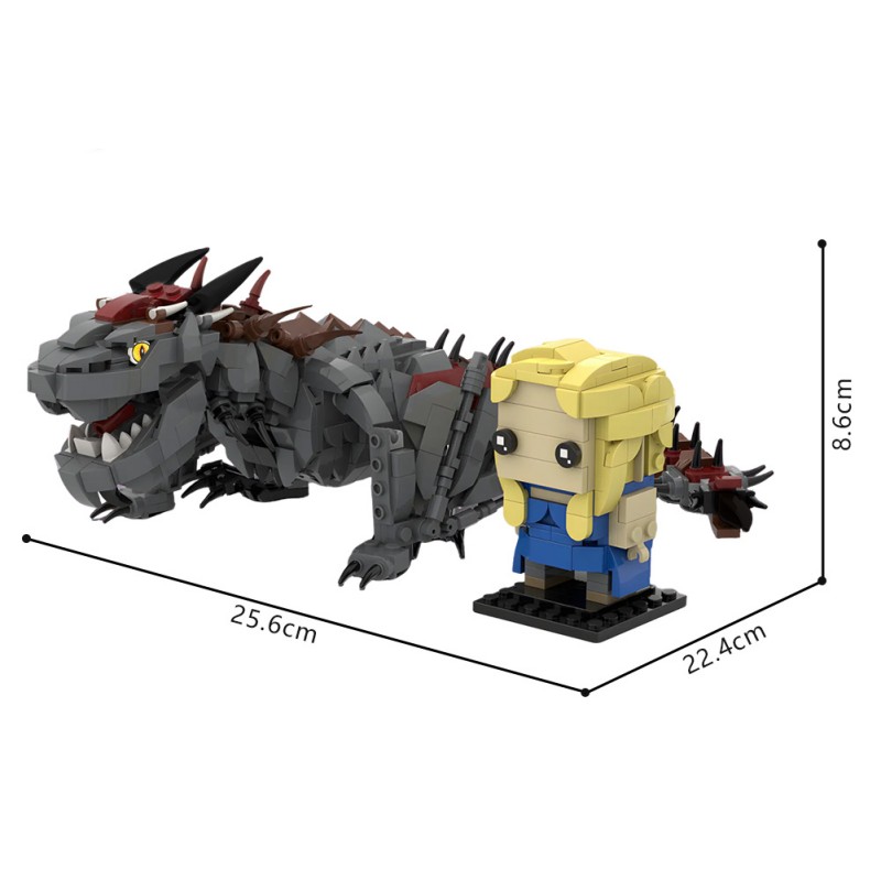 GOBRICKS MOC 210930 Daenerys Drogon Game of Thrones - YWOBB