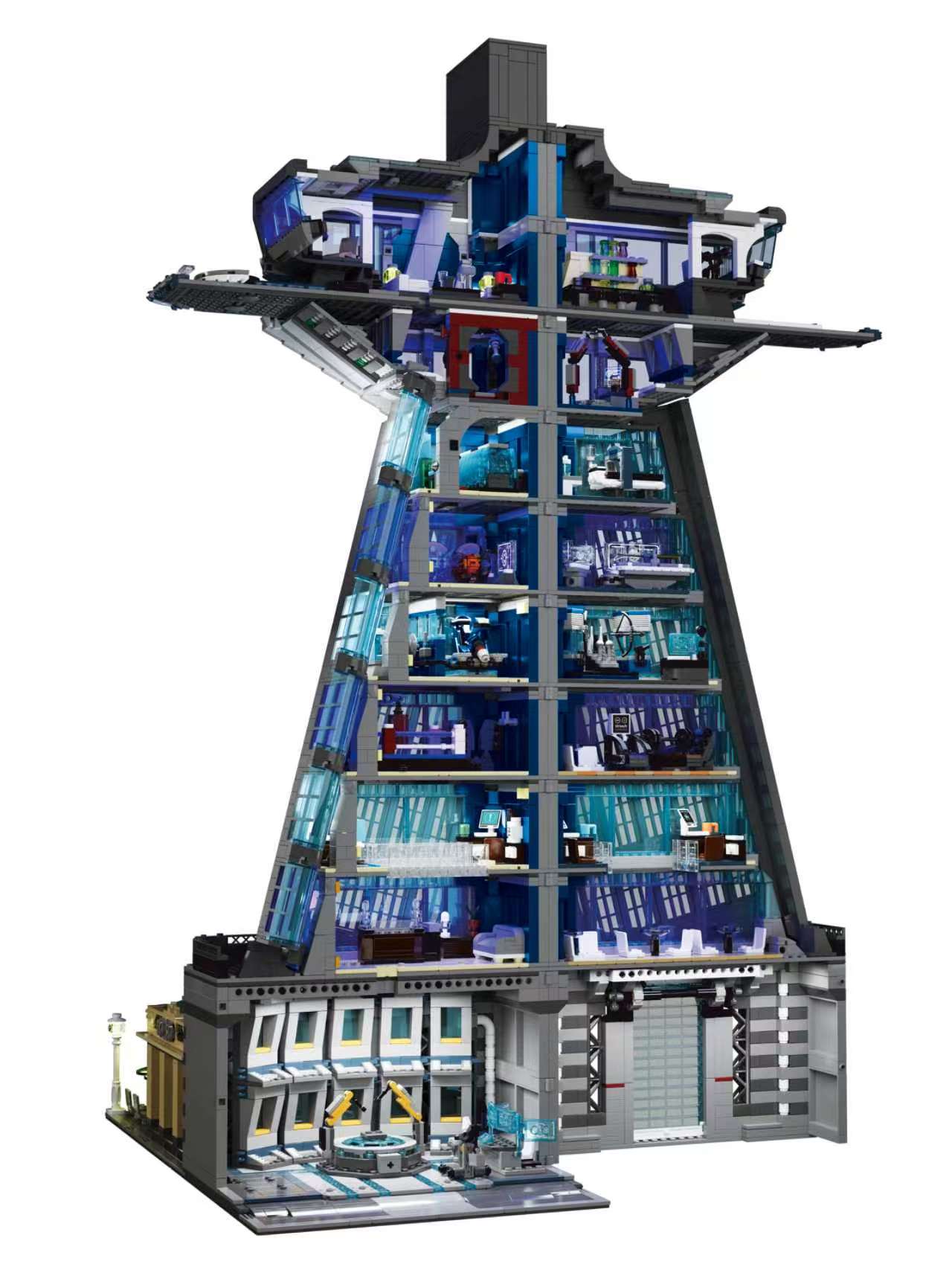 BOGAOBANG 52800 The Avengers HERO TOWER with Lights OVP EU Warehouse Version - YWOBB