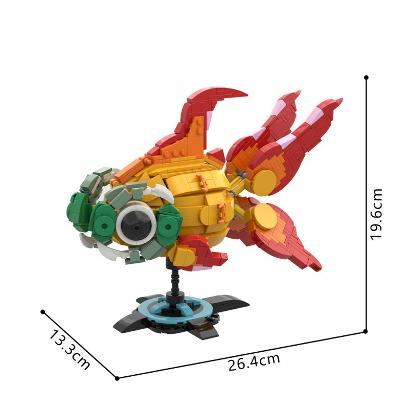 GOBRICKS MOC 244865 Pokeman Chi-Yu - YWOBB