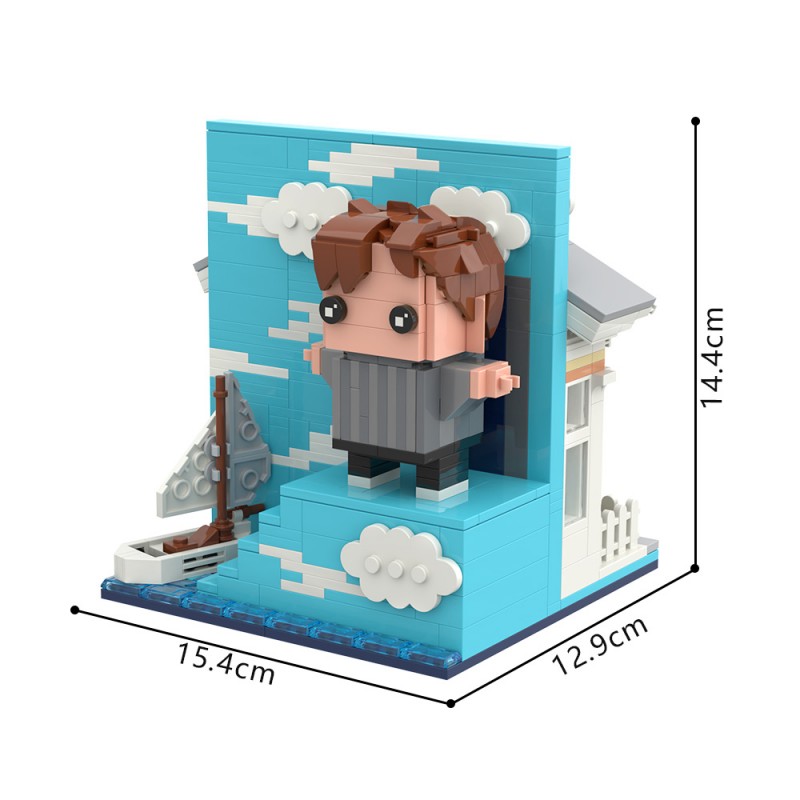 GOBRICKS MOC S1099 The Truman Show - YWOBB
