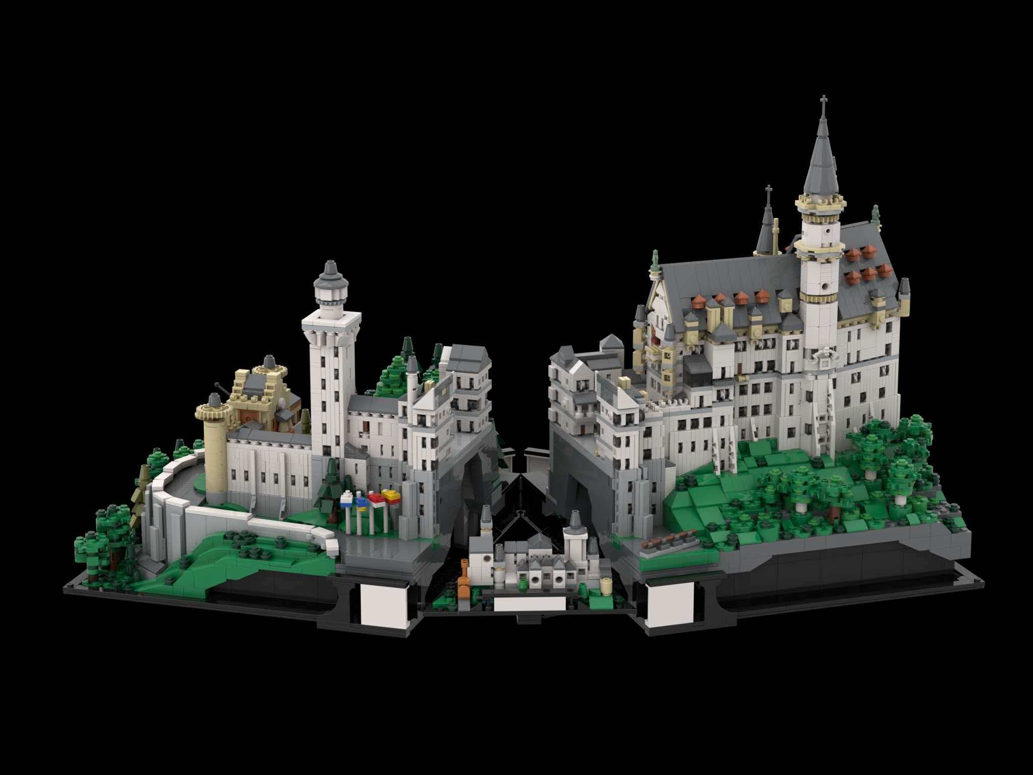 XINGBAO 88188 Schloss Neuschwanstein OVP EU Warehouse Version - YWOBB