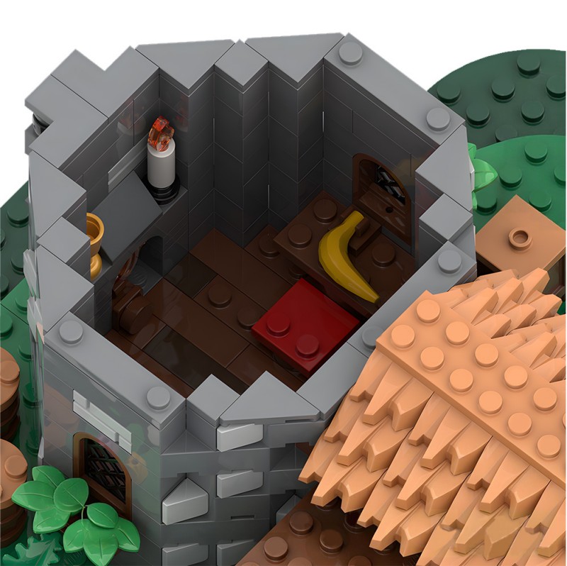 GOBRICKS MOC 243065 Pigeon keeper's house - YWOBB