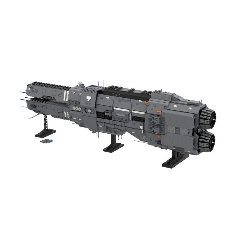 GOBRICKS MOC 243432 Artemis-class Battlecruiser - UNSC Artemis Agrotera - YWOBB