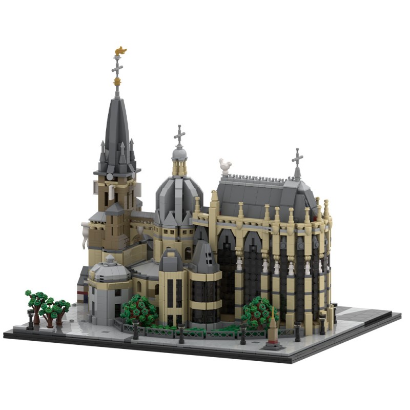 GOBRICKS MOC A1915 Aachen Cathedral  mausoleum of Charlemagne - YWOBB