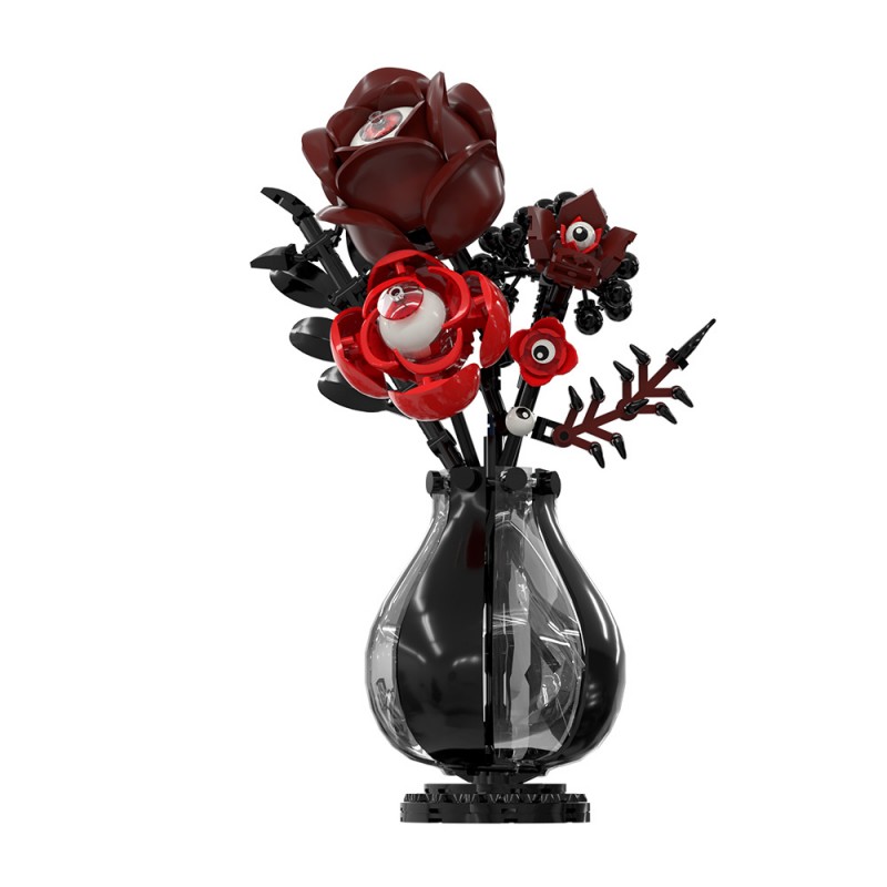 GOBRICKS MOC S1059 Gothic eye flower - YWOBB