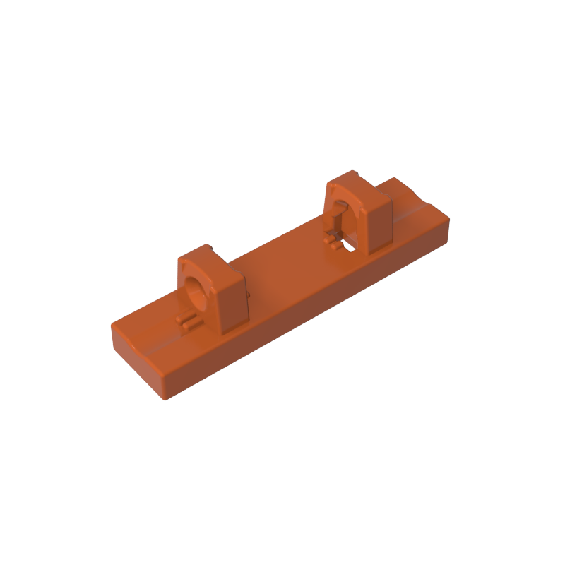 GOBRICKS GDS-1131 Hinge Tile 1 x 4 Locking Dual 1 Fingers on Top - YWOBB