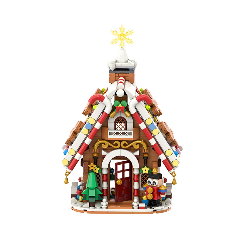 GOBRICKS MOC S1062 Gingerbread house - YWOBB