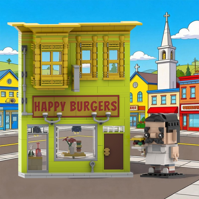 GOBRICKS MOC S0140 Bob's burgers - YWOBB