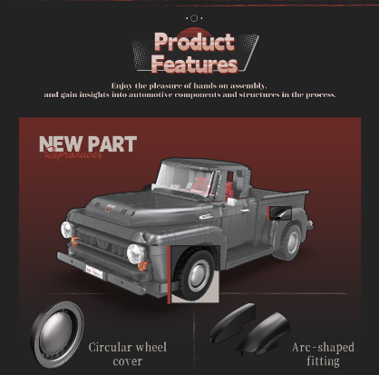 Eikee Y26013 Model Car-F100 - YWOBB