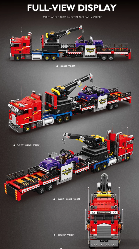 Reobrix 843 SEMI-TRUCK WITH TRAILER - YWOBB