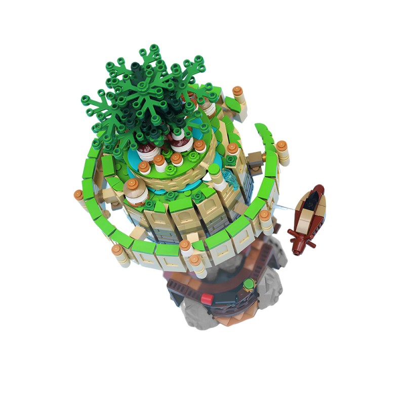 GOBRICKS MOC 258969 Castle in the Sky - YWOBB
