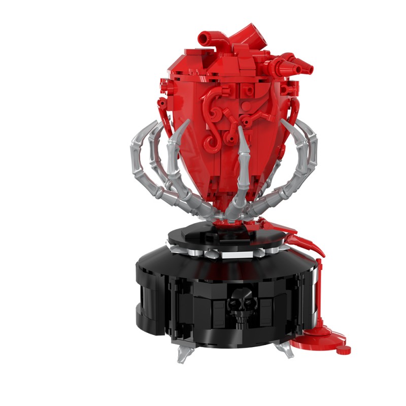 GOBRICKS MOC S1023 Gothic A Beating Heart - YWOBB