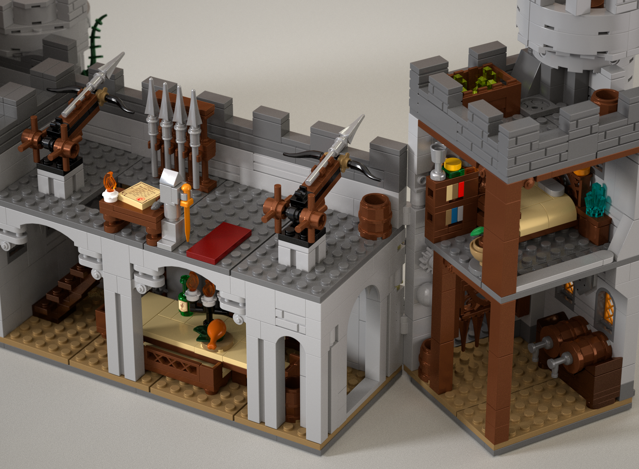 Iambrick 40211 Sword of Holy Spirit Castle - YWOBB