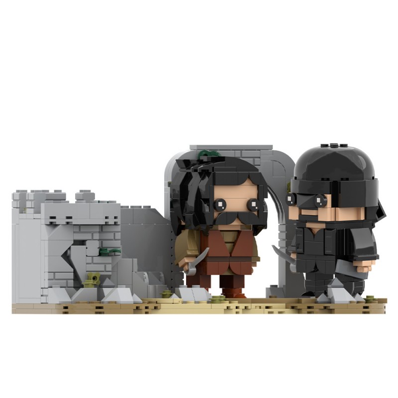 GOBRICKS MOC S0147 The Princess Bride Westley fights Inigo - YWOBB