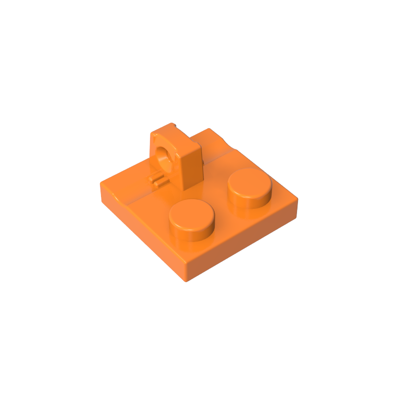 GOBRICKS GDS-825 Hinge Plate 2 x 2 Locking with 1 Finger on Top - YWOBB
