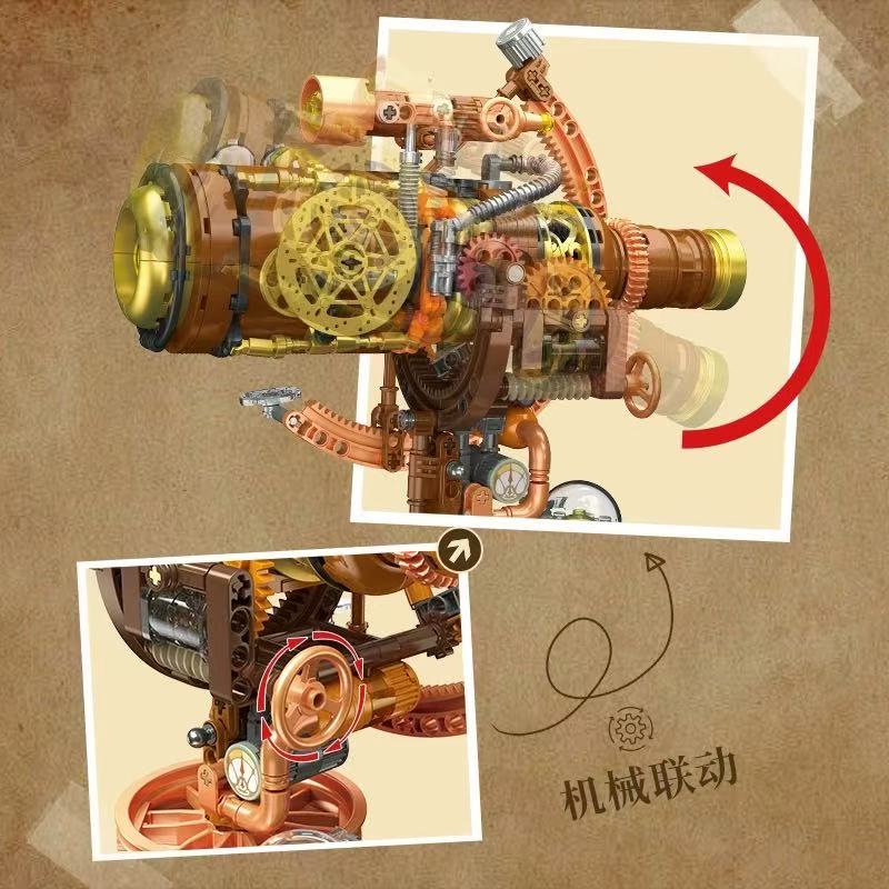 JIE STAR JJ9242 Punk Retro Telescope - YWOBB