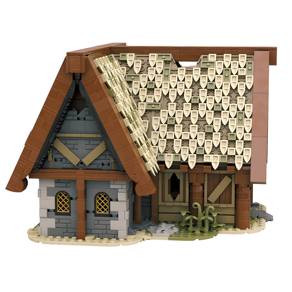 GOBRICKS MOC 206390 Skyrim Whiterun Breezehome house - YWOBB