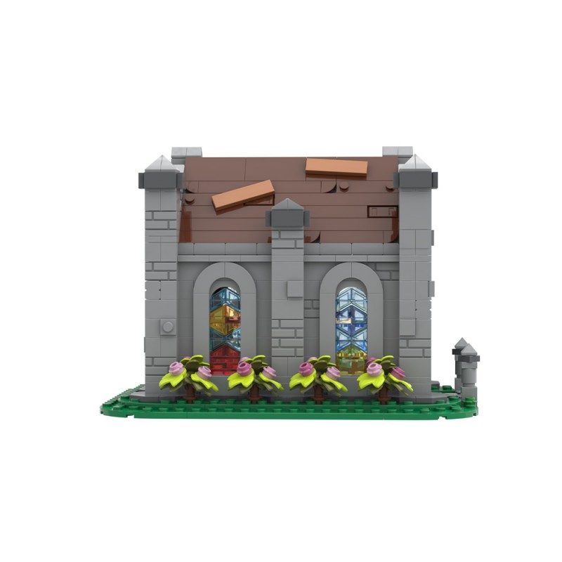 GOBRICKS MOC 247441 Small medieval chapel - YWOBB