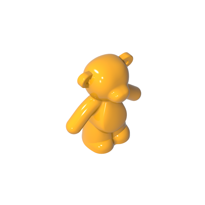 GOBRICKS GDS-2121 teddy bear - YWOBB