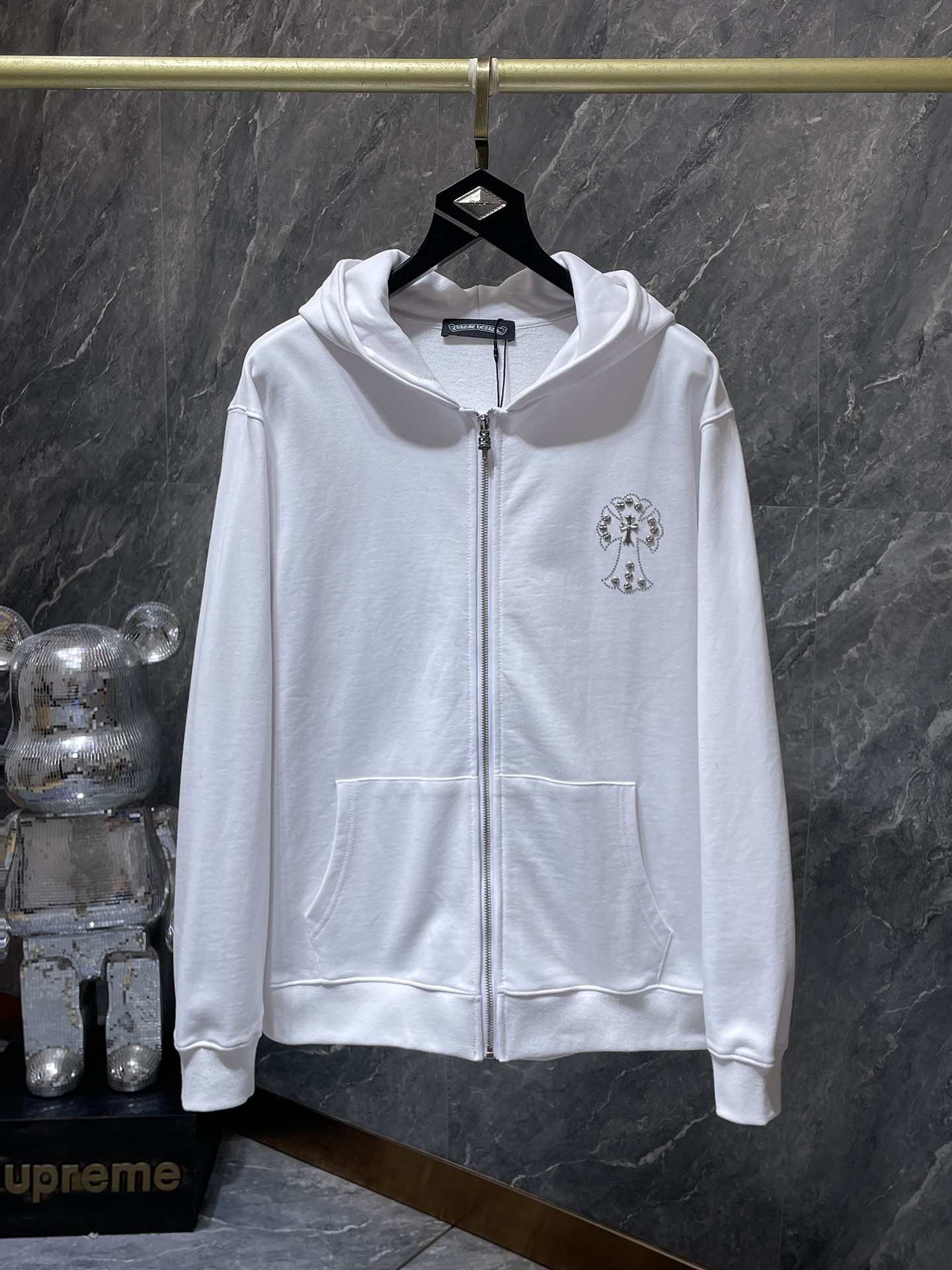 77_Chrome Heart hoodie