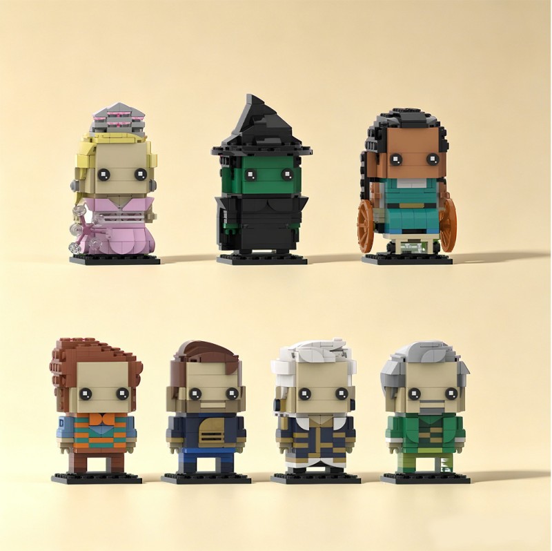 GOBRICKS MOC 247623 Wicked Brickheadz Collection - YWOBB
